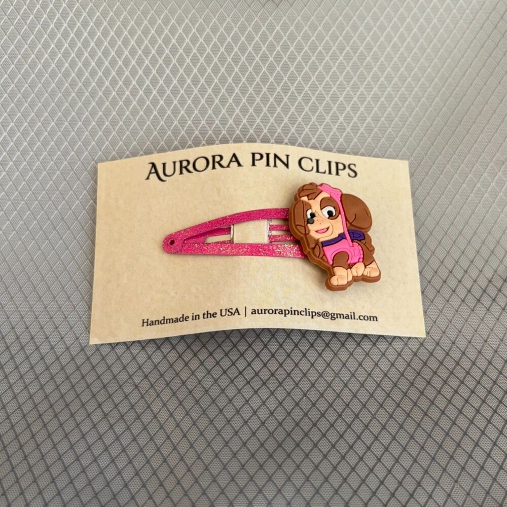 Aurora Pin Clips 55mm Hair Clip - Paw Patrol Skye